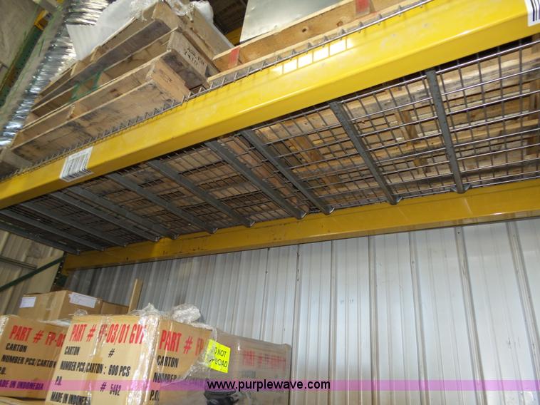 image for item BX9132 (4) 12'W sections of warehouse racking