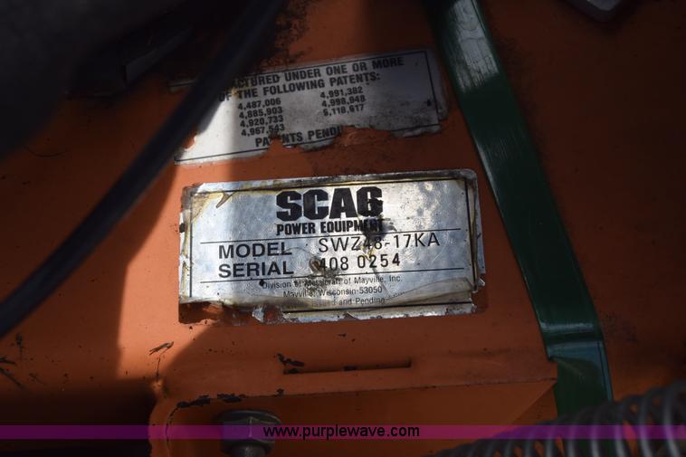 image for item CB9374 Scag ZTR lawn mower