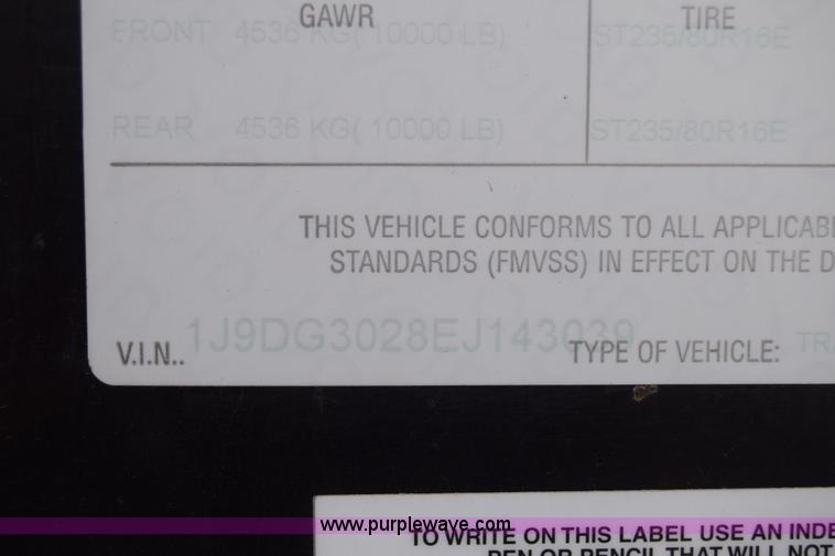 image for item CB9393 2014 Sure Pull equipment trailer