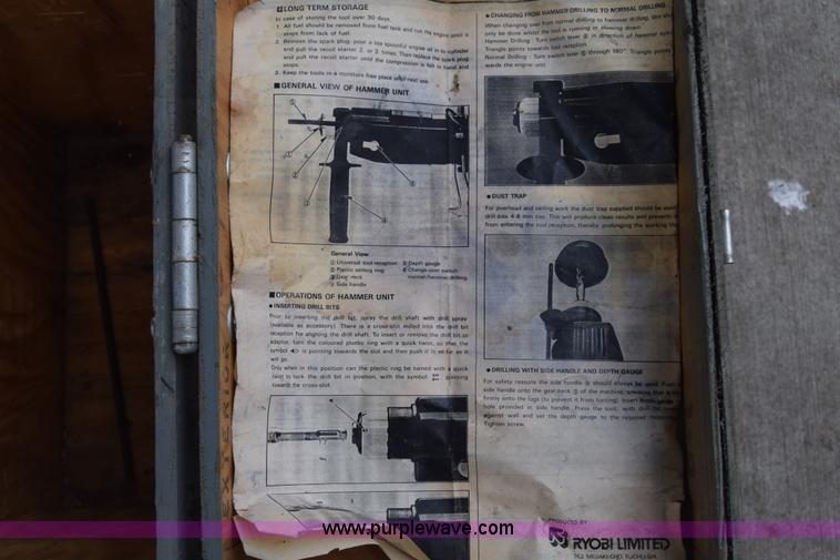 image for item CB9403 Ryobi ER-160 pneumatic rotary hammer