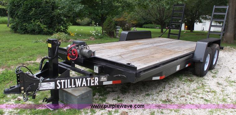 image for item K1186 2015 Stillwater equipment trailer