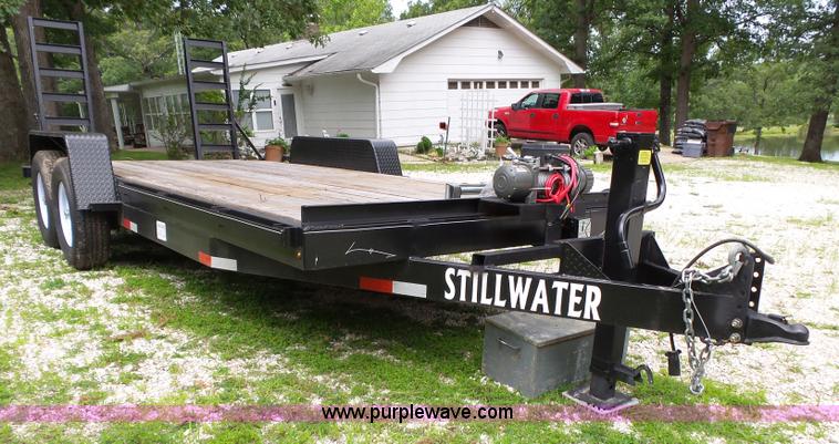 image for item K1186 2015 Stillwater equipment trailer