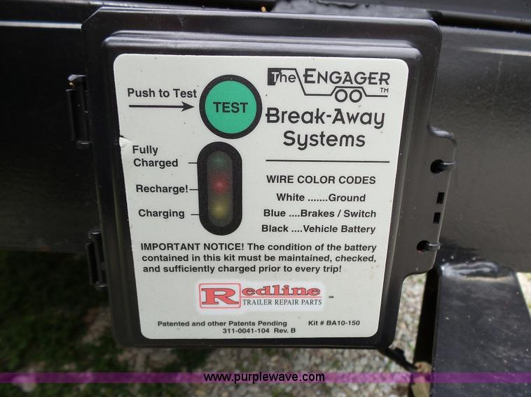 image for item K1186 2015 Stillwater equipment trailer