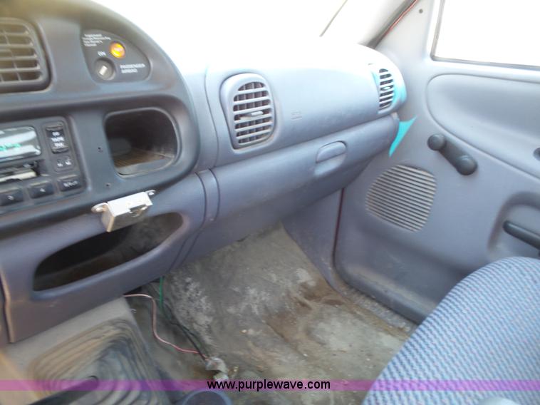 image for item L4838 1999 Dodge Ram 3500 flatbed pickup truck