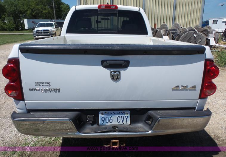 image for item L4839 2007 Dodge Ram 1500 Quad Cab pickup truck