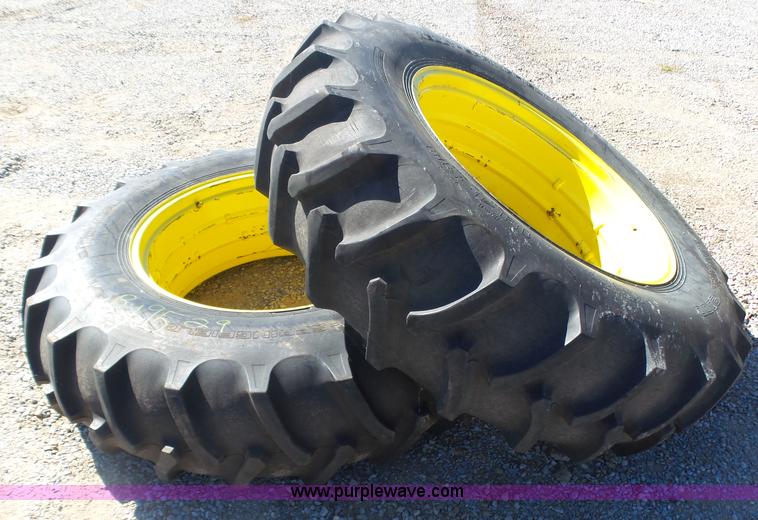 image for item BY9529 (2) Powermark 200 18.4-38 tires and wheels