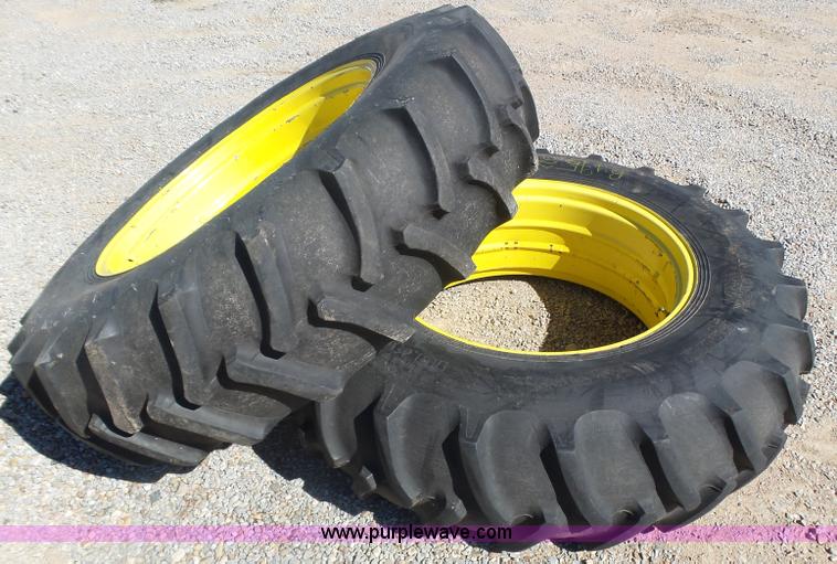image for item BY9529 (2) Powermark 200 18.4-38 tires and wheels