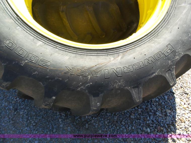 image for item BY9529 (2) Powermark 200 18.4-38 tires and wheels