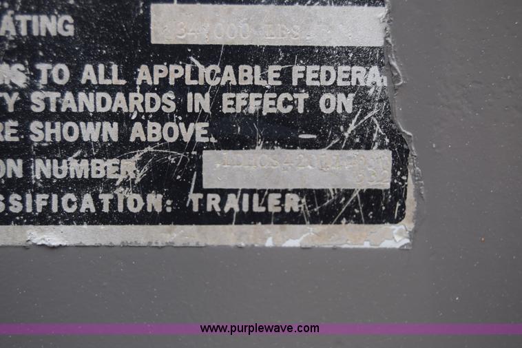 image for item CB9171 1988 Doonan double hopper grain trailer