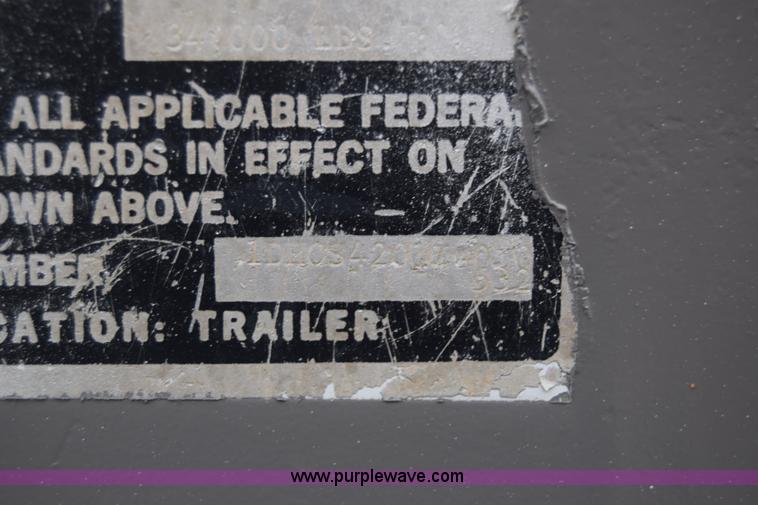 image for item CB9171 1988 Doonan double hopper grain trailer