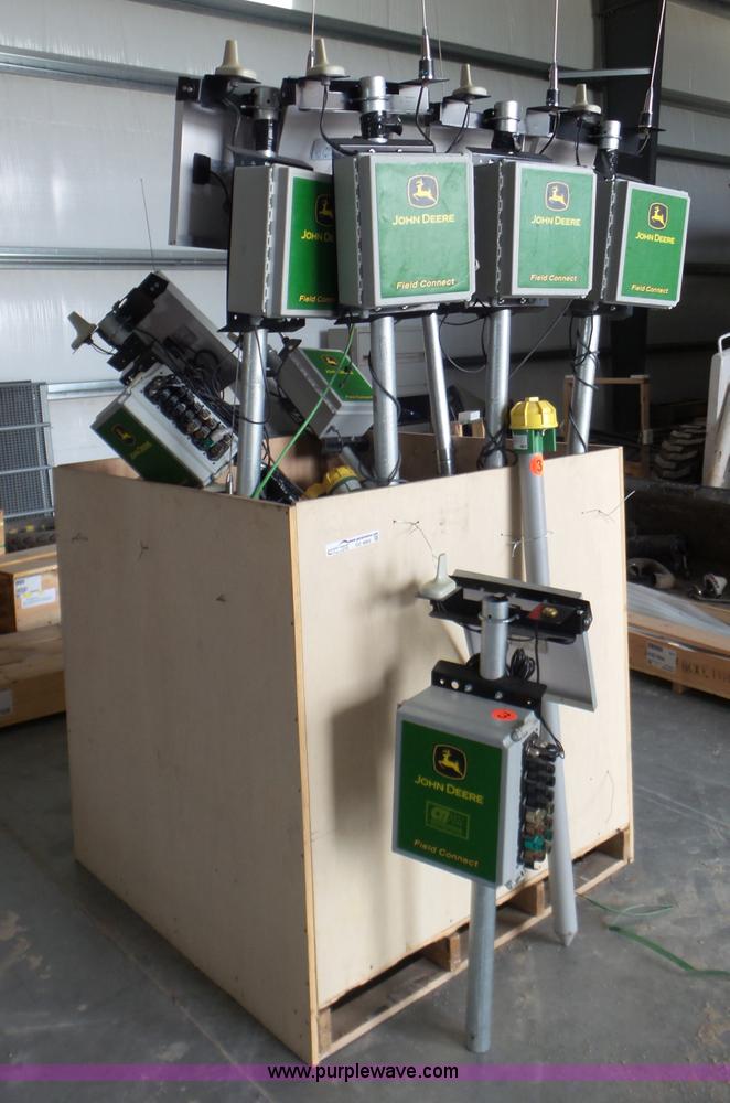 image for item CC9902 (12) John Deere Field Connect moisture sensing probes and solar powered gateways