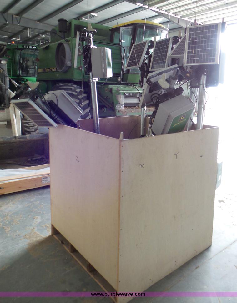 image for item CC9902 (12) John Deere Field Connect moisture sensing probes and solar powered gateways