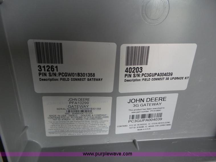 image for item CC9902 (12) John Deere Field Connect moisture sensing probes and solar powered gateways