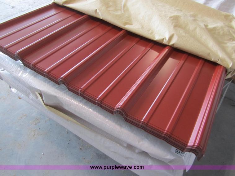 image for item F1570 (80) sheets of metal siding/roofing