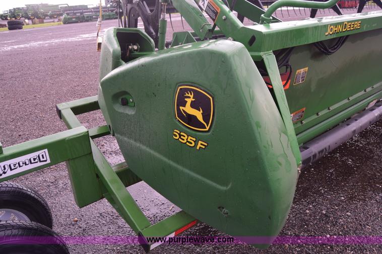 image for item K2989 2008 John Deere 635F head