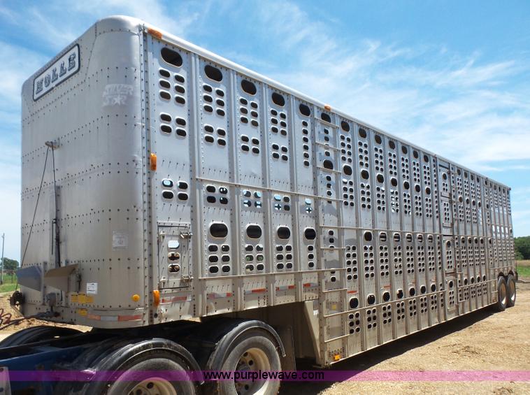 image for item K4665 1987 Wilson PSDCL-208 livestock trailer
