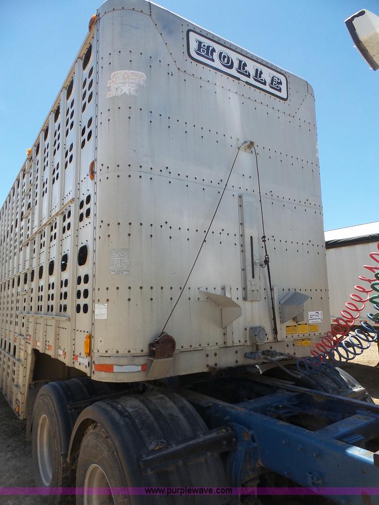 image for item K4665 1987 Wilson PSDCL-208 livestock trailer