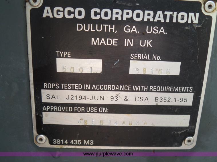 image for item K7094 Massey-Ferguson 4355 MFWD tractor