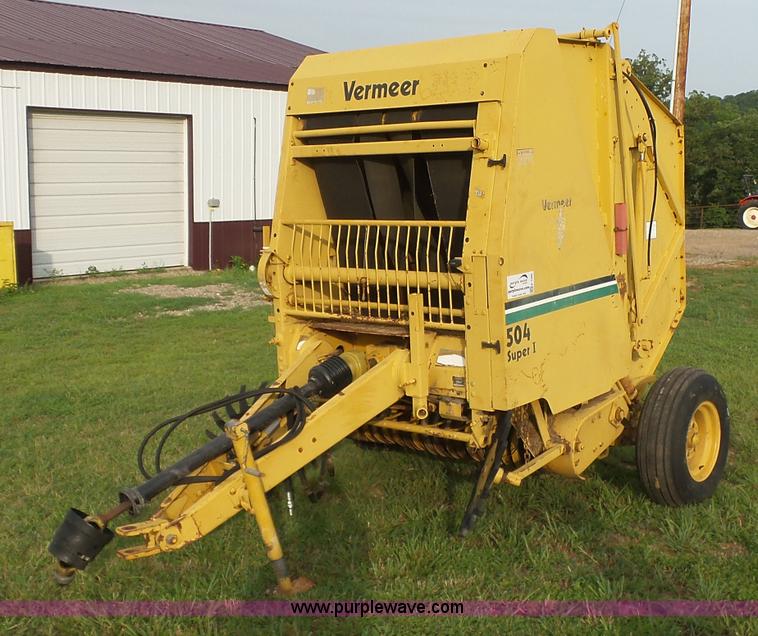 image for item K7096 1992 Vermeer 504 Super I round baler