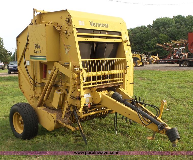 image for item K7096 1992 Vermeer 504 Super I round baler
