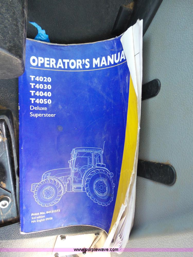 image for item K8764 2012 New Holland T4030 Deluxe MFWD tractor