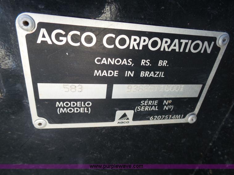 image for item K8766 2008 Massey-Ferguson 583 MFWD tractor