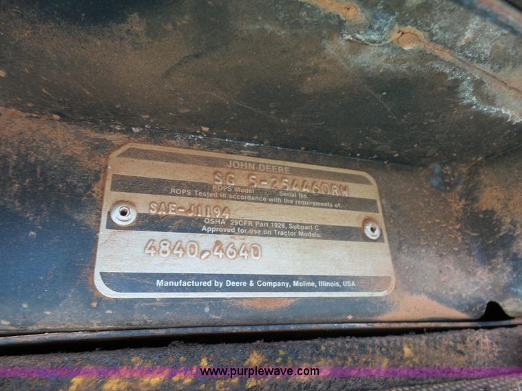 image for item K8767 1980 John Deere 4840 tractor