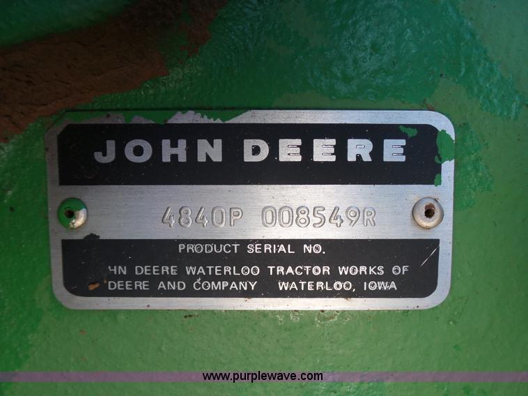 image for item K8767 1980 John Deere 4840 tractor