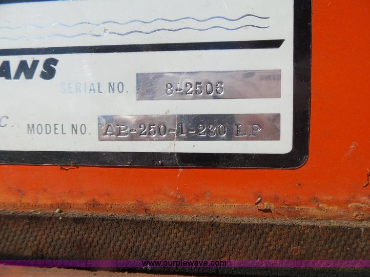 image for item L6025 Farm Fan AB250 grain dryer