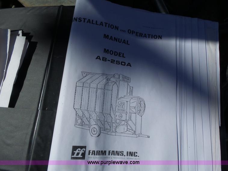 image for item L6025 Farm Fan AB250 grain dryer
