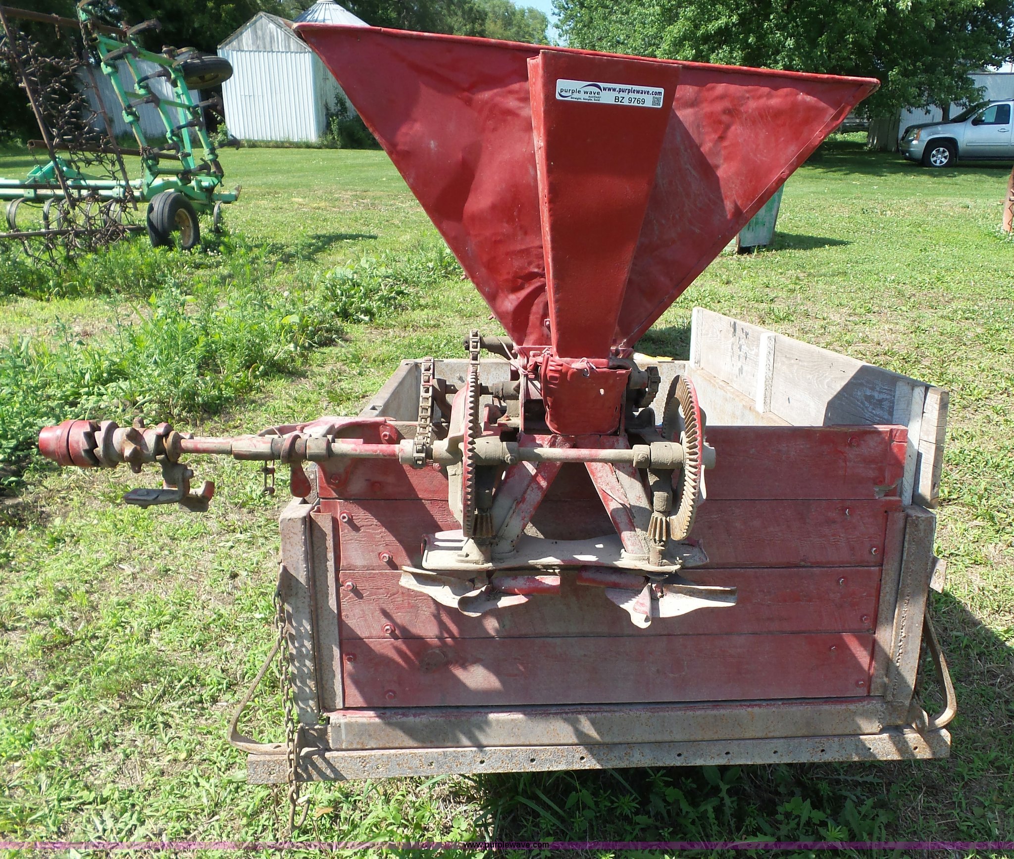 McCormick seed spreader in Oskaloosa, IA Item BZ9769 sold Purple Wave