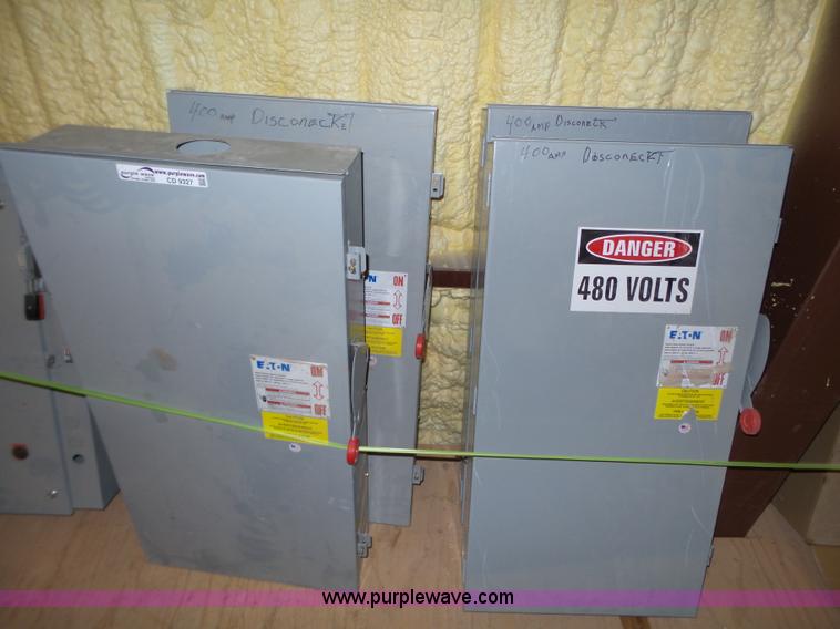 image for item CD9327 (4) electrical disconnect boxes