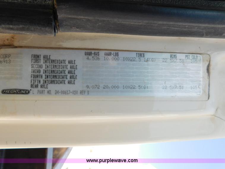 image for item L5917 1996 Freightliner FL70 flatbed truck