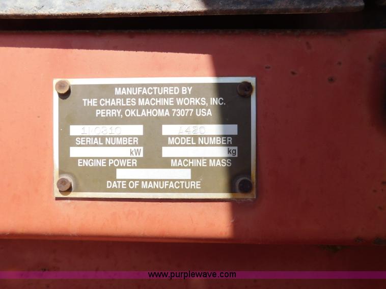 image for item L5920 1995 Ditch Witch 5110 trencher