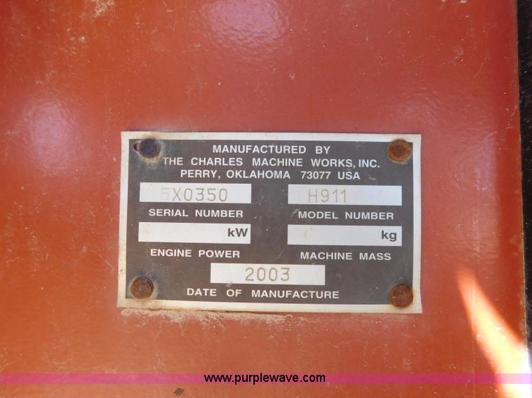 image for item L5923 2002 Ditch Witch RT70 trencher