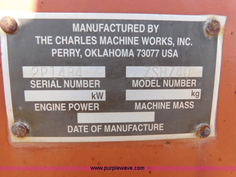 image for item L5924 1997 Ditch Witch 8020T rock saw