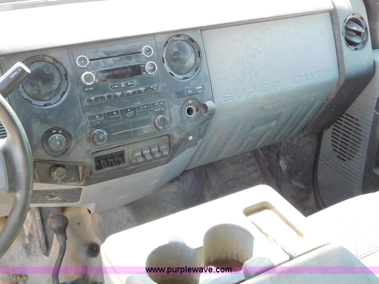 image for item L5938 2013 Ford F350 Super Duty SuperCab service truck with crane