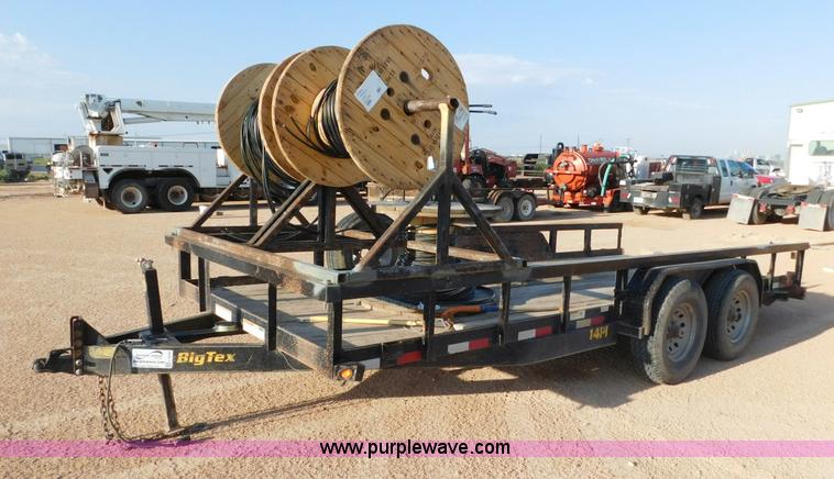 image for item L5939 2012 Big Tex Utility reel trailer