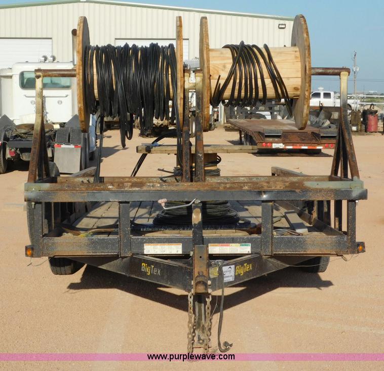image for item L5939 2012 Big Tex Utility reel trailer