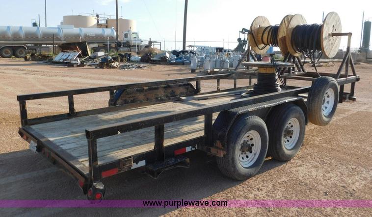 image for item L5939 2012 Big Tex Utility reel trailer