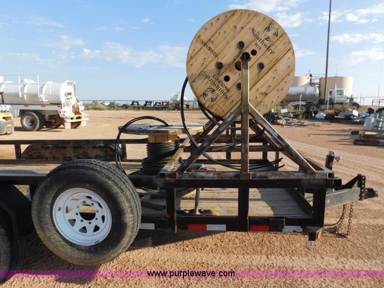 image for item L5939 2012 Big Tex Utility reel trailer