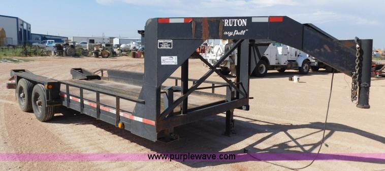 image for item L5942 2011 Bruton Easy Pull equipment trailer