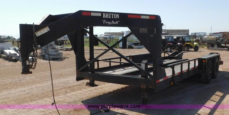 image for item L5942 2011 Bruton Easy Pull equipment trailer