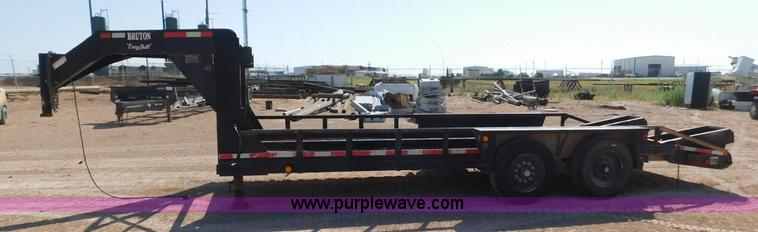 image for item L5942 2011 Bruton Easy Pull equipment trailer