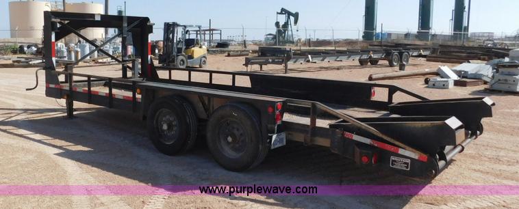 image for item L5942 2011 Bruton Easy Pull equipment trailer