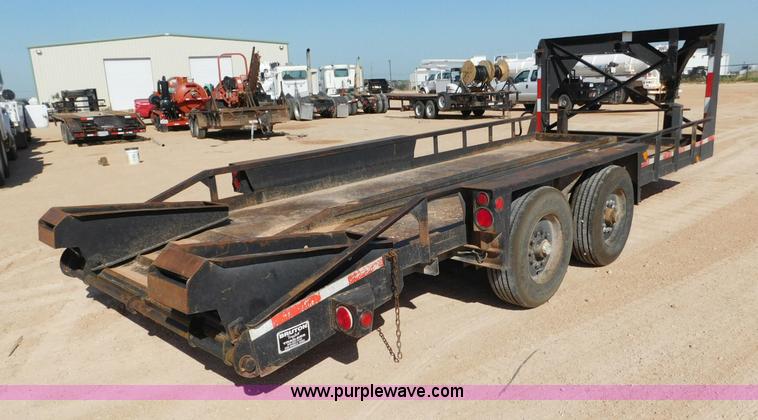 image for item L5942 2011 Bruton Easy Pull equipment trailer