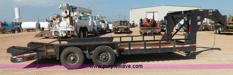 image for item L5942 2011 Bruton Easy Pull equipment trailer