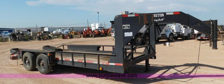 image for item L5942 2011 Bruton Easy Pull equipment trailer