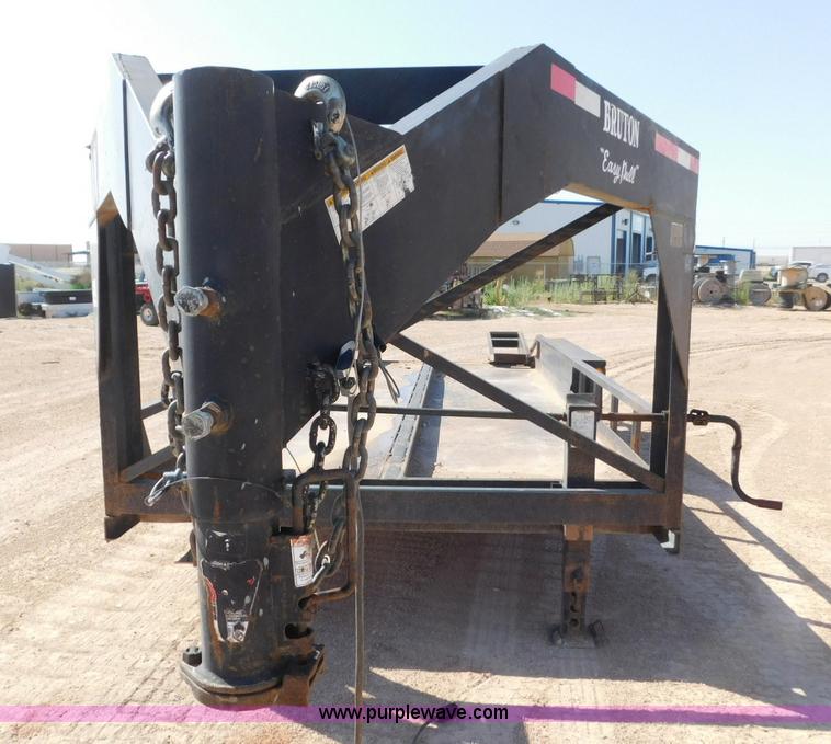 image for item L5942 2011 Bruton Easy Pull equipment trailer
