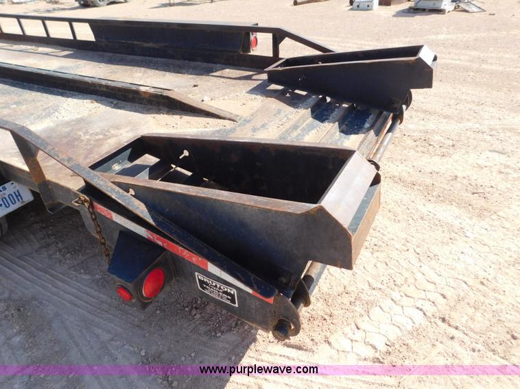 image for item L5942 2011 Bruton Easy Pull equipment trailer